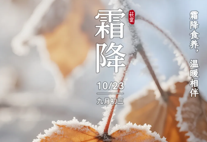 霜降 | 秋将尽，冬欲来，调养脾胃正当时
